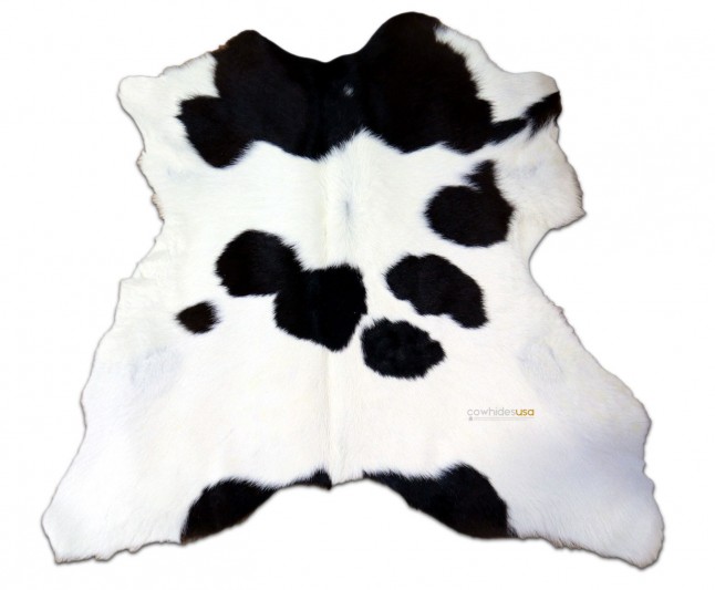 X Black and White Calf Skins